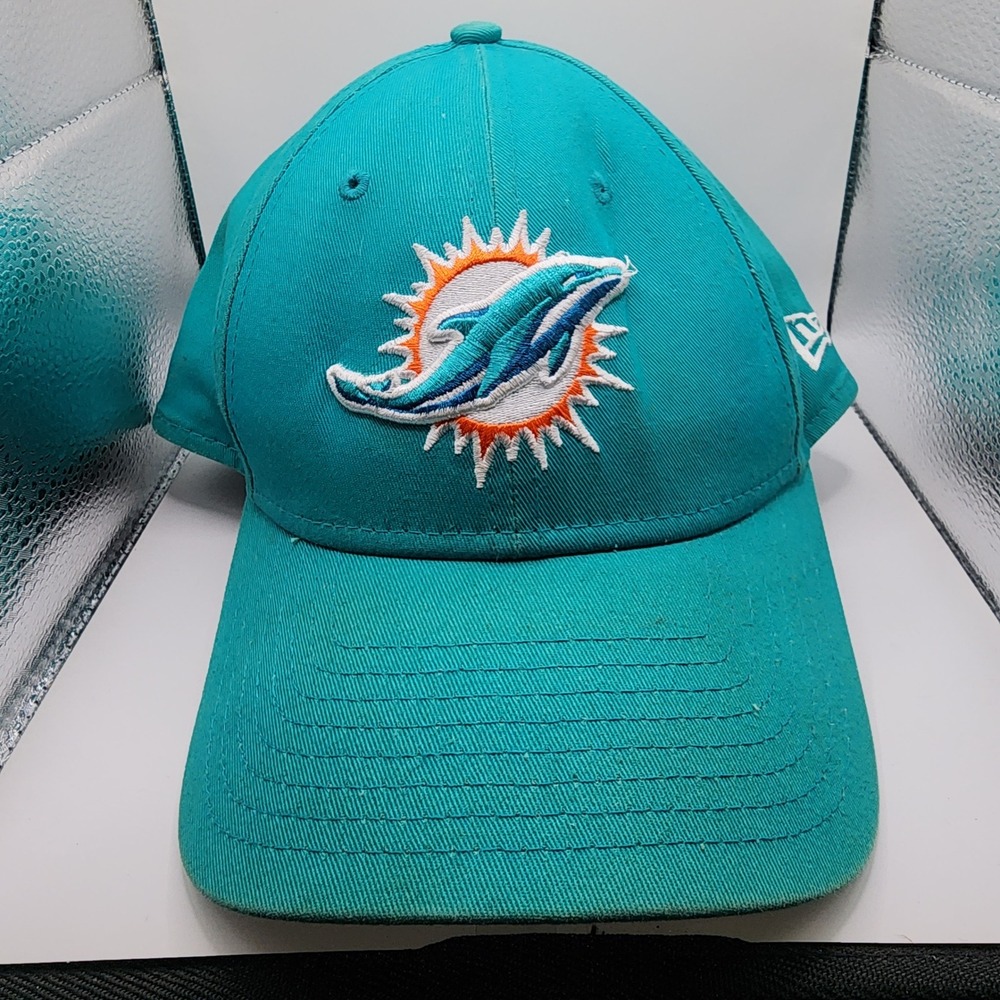 New Era Miami Dolphins NFL 9FORTY Snapback Hat Mens OSFM Aqua Cap